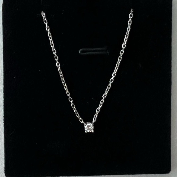 14K White Gold Diamond Necklace Round Brilliant HGL Diamond 11ct Clarity Sl2 - Picture 3 of 10